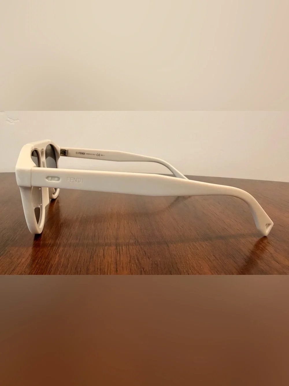 Fendi FF M0014/S White Square Aviator Sunglasses 54mm